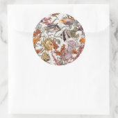Sticker Rond Watercolor Sea Life (Sac)