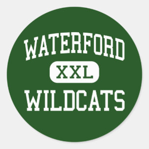 Sticker Rond Waterford - Wildcats - High - Waterford Ohio