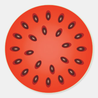 STICKER ROND WATERMELON DIMENSIONNÉ