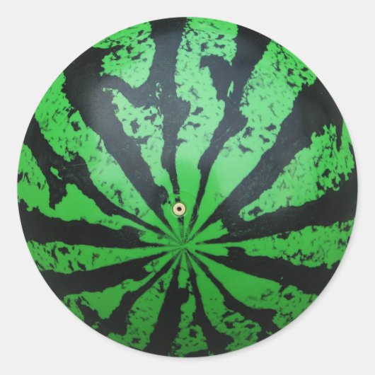 Sticker Rond Watermelon Football / Soccer Ball (Devant)