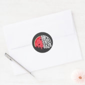 Sticker Rond Watermelon N'arrêtez pas de parler de Palestine (Enveloppe)
