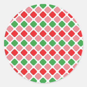 Sticker Rond Watermelon Summer Digital Paper-56201