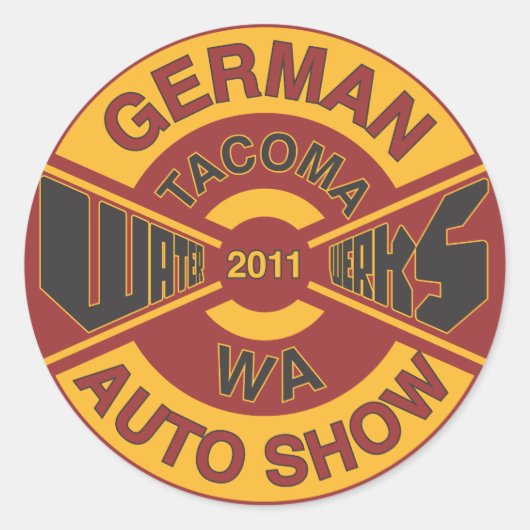 Sticker Rond WaterWerks 2011 (Devant)