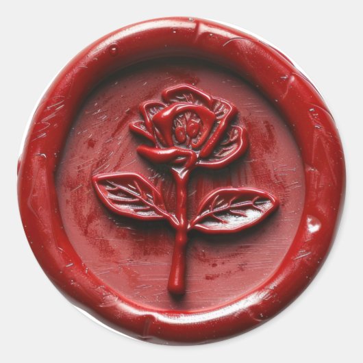 Sticker Rond wax seal mail tool (Devant)