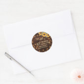 Sticker Rond We Still Do 45th Wedding Anniversary String Lights (Enveloppe)