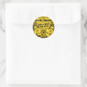 Sticker Rond Weasley et Produits Weasley (Sac)
