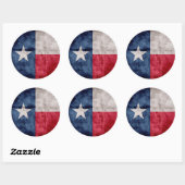 Sticker Rond Weathered Vintage (Feuille)