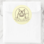 Sticker Rond WebCat (Sac)