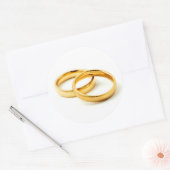Sticker Rond Wedding (Enveloppe)