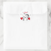 Sticker Rond Wedding , day Valenine , love (Sac)