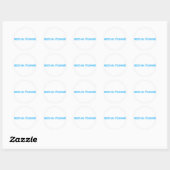 Sticker Rond Wedding planner (Feuille)