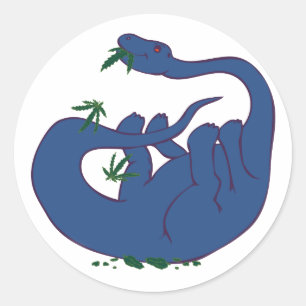 Sticker Rond Weed Historic