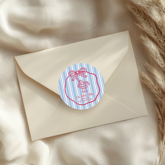 Sticker Rond Week-end d'enterrement de vie de jeune fille La Do