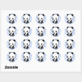 Sticker Rond Weetle Panda (Feuille)