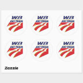 Sticker Rond Welch Belch (Feuille)