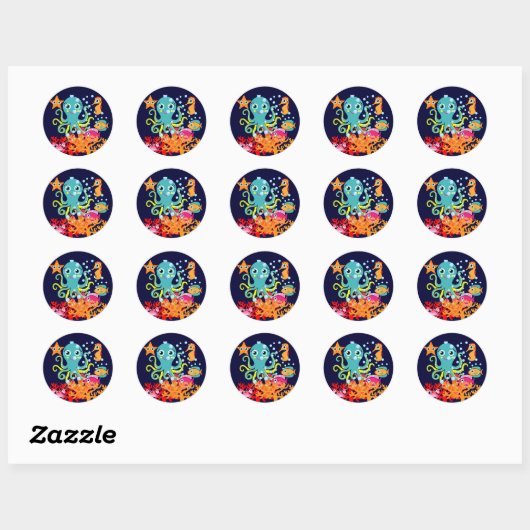 Sticker Rond Welcome (Feuille)