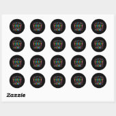 Sticker Rond Welcome Back I'm Glad You're Here Back To School T (Feuille)