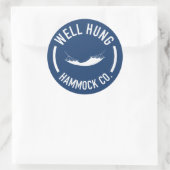 Sticker Rond Well Hung Hammock Company (Sac)