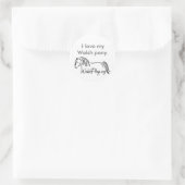 Sticker Rond Welsh Pony & Cob Society (Sac)