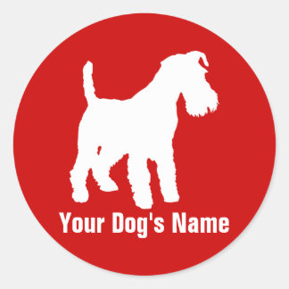 Sticker Rond Welsh Terrier ェ l'accès ュ ・ テ リ