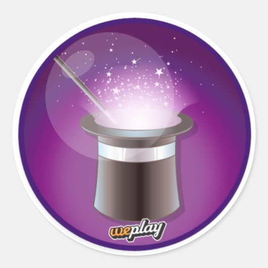 Sticker Rond Weplay Props Series 1 - Magic ! (Devant)