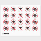 Sticker Rond Werewolf (Feuille)