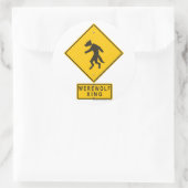 Sticker Rond Werewolf XING (Sac)