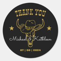 Western Cowboy Bull Skull Mariage campagnard rusti