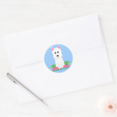 Sticker Rond Westie (Enveloppe)