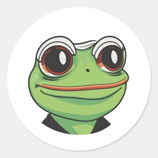 Sticker Rond Wham ! La grenouille de la bande dessinée : éclate (Devant)