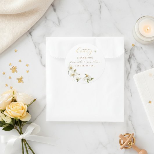 Sticker Rond What Will Baby Be Gender Reveal