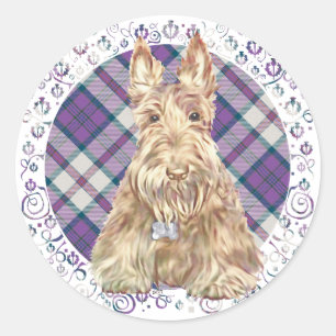 Sticker Rond Wheate Tartan