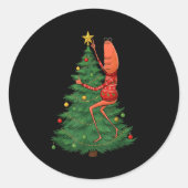 Sticker Rond Where Is Jimbo James Marcus The Worm Christmas (Devant)