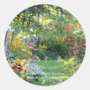 Sticker Rond Where Three Gardens