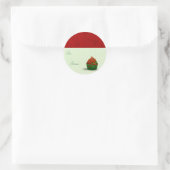 Sticker Rond Whimsey Cupcake De Vacances À Partir De GIFT 2 (Sac)