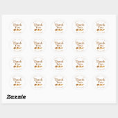 Sticker Rond Whimsical Bread Home Bakery Thank You (Feuille)