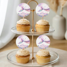 Whimsical Pastel Mermaid Undersea Girl