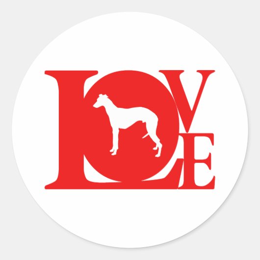 Sticker Rond Whippet (Devant)
