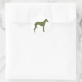 Sticker Rond Whippet (Sac)