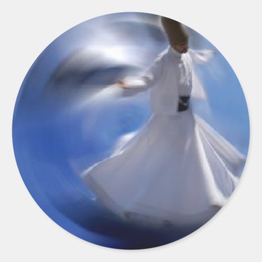 Sticker Rond whirling_dervish (Devant)