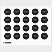 Sticker Rond Whiskey Aide Et Alcoholic (Feuille)