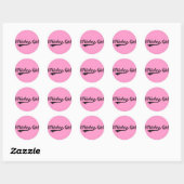 Sticker Rond Whiskey Girl (Feuille)