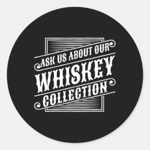 Sticker Rond Whiskey irlandais Singlemalt Malt Single Scotch Wh