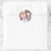 Sticker Rond Whisper me a Love Song | Sasakoi | Yuri Manga (Sac)