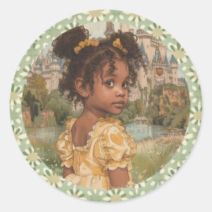 Sticker Rond Whispers of Pourcentage : Black Princess Chronicle