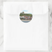 Sticker Rond Whitby dans le North Yorkshire (Sac)
