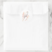 Sticker Rond White Parakeet (Sac)