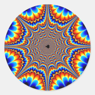 Sticker Rond Whooboy - fractale