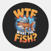 Sticker Rond Why Is The Hecklefish Still Such A Humble Fish And (Devant)