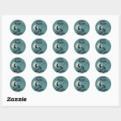 Sticker Rond Wicked Witch (Feuille)